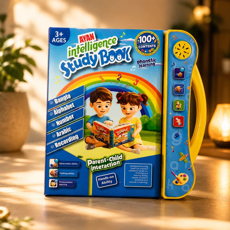 Kids Smart Intelligence Talking Study Book (100+ Contents)