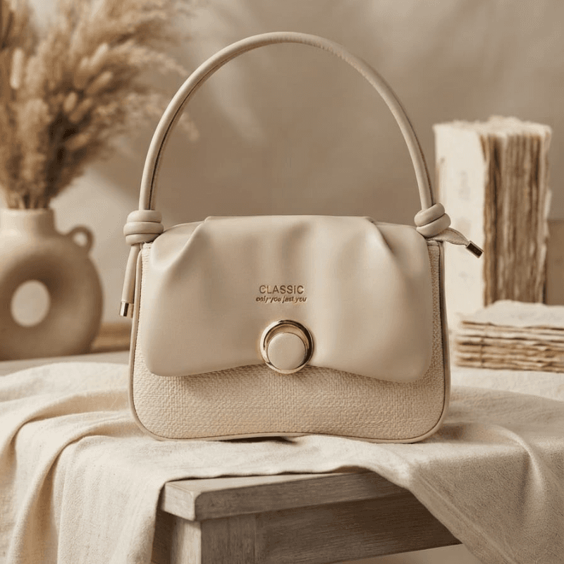 Classic Mini Handbag (Beige)