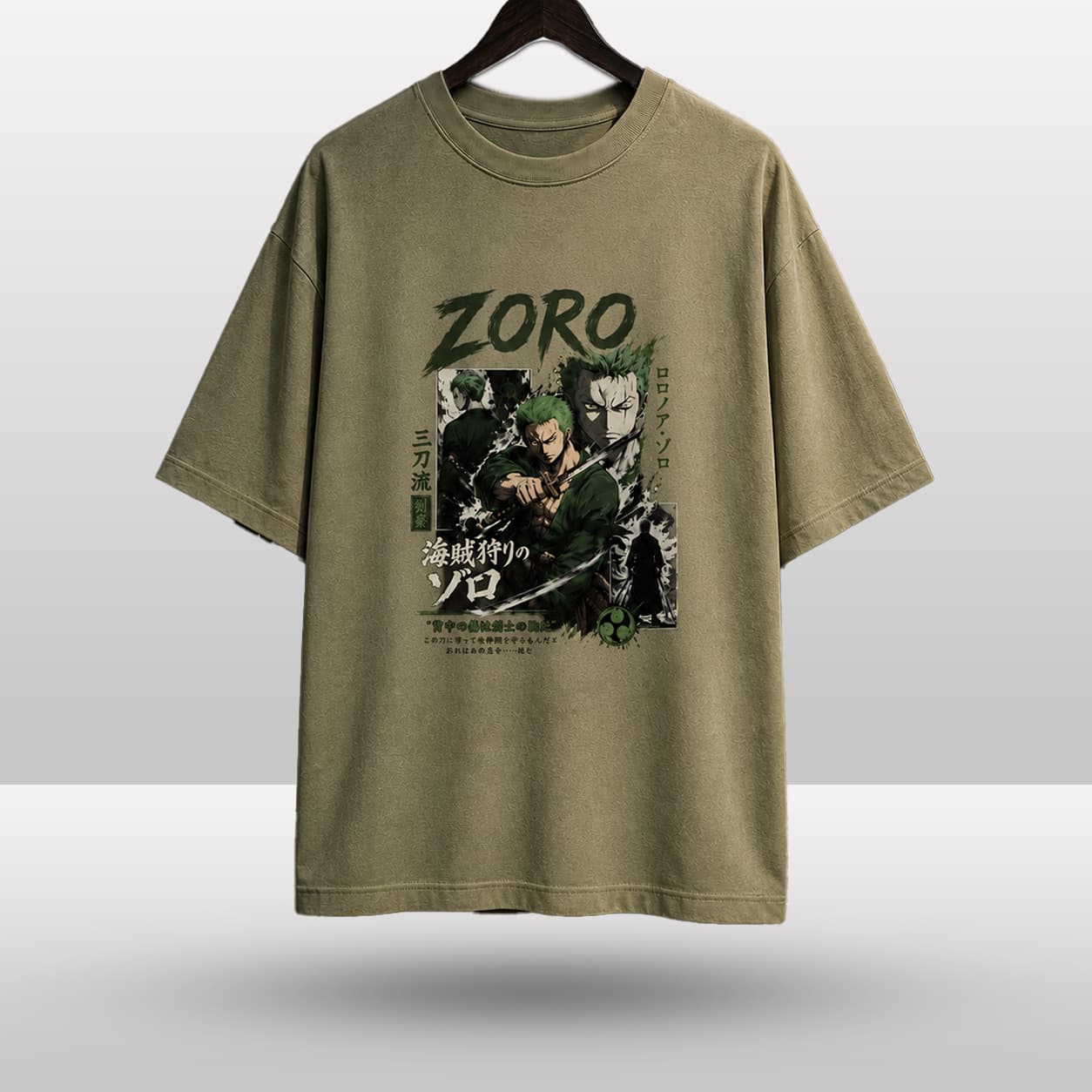 Roronoa Zoro "The Pirate Hunter" Drop Shoulder