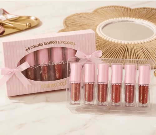KEVIN & COCO 6 Colors Fashion Lip Gloss Set