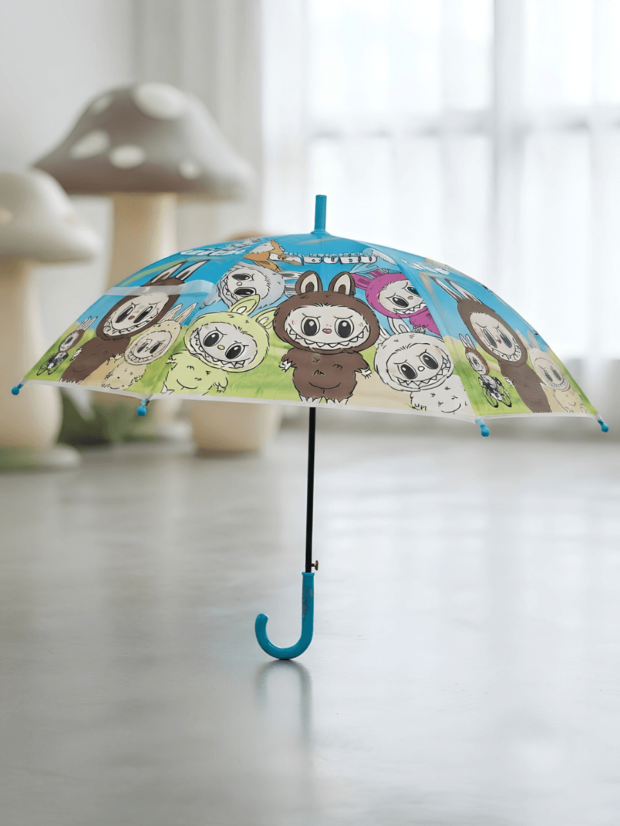 Sky Blue Labubu Umbrella