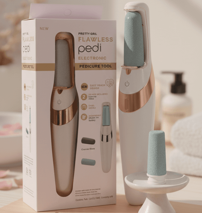 Pretty Gril Flawless Pedi Electronic Pedicure Tool