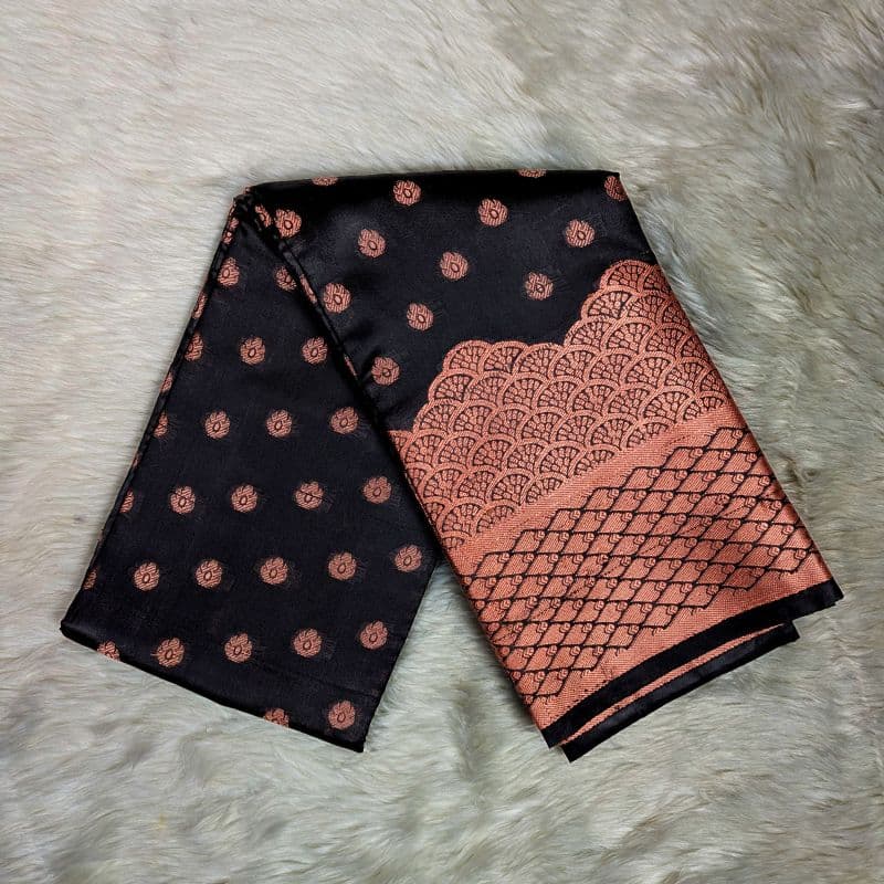 Premium Silk Katan Saree – Exclusive Design (Multiple Colors Available)