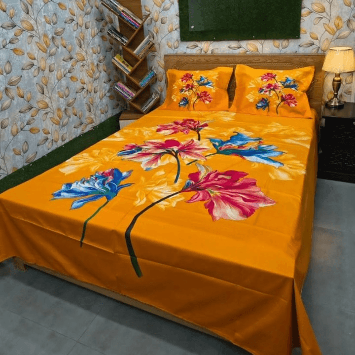 Luxury Panel Cotton Bed Sheet