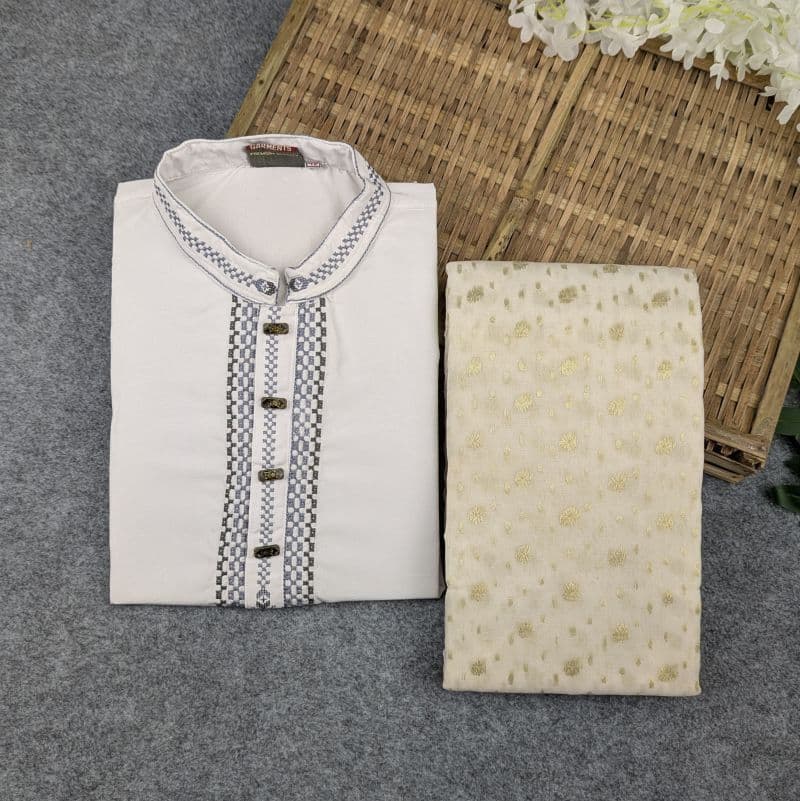 Premium Couple Set (Panjabi, Jamdani Saree)