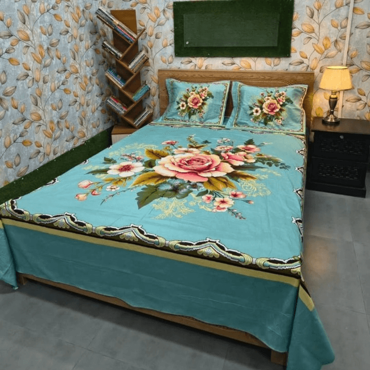 Luxury Panel Cotton Bed Sheet