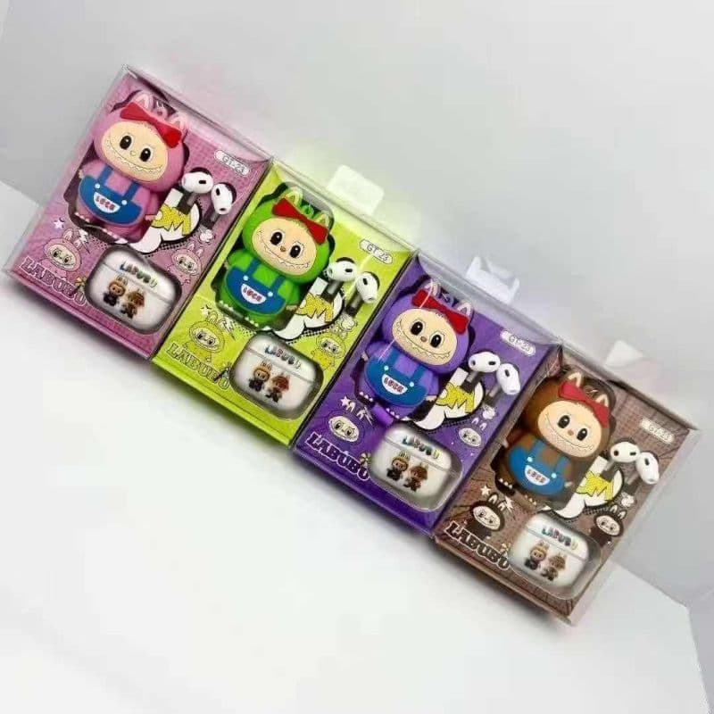 Labubu Doll Wireless Earbuds Set