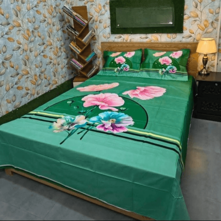 Luxury Panel Cotton Bed Sheet