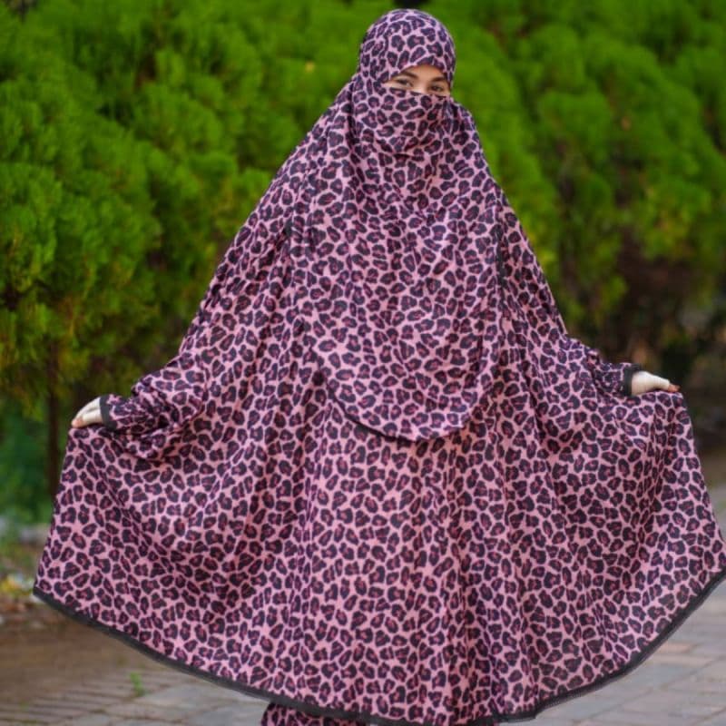 Elegant Palazzo long Khimar Set