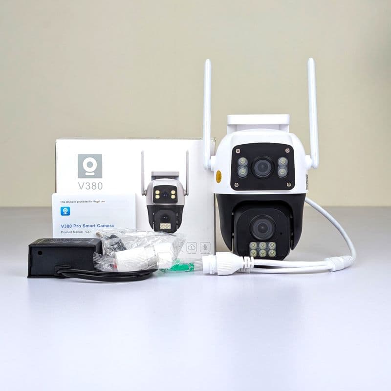 V380 4G Dual Lens Wi Fi Camera