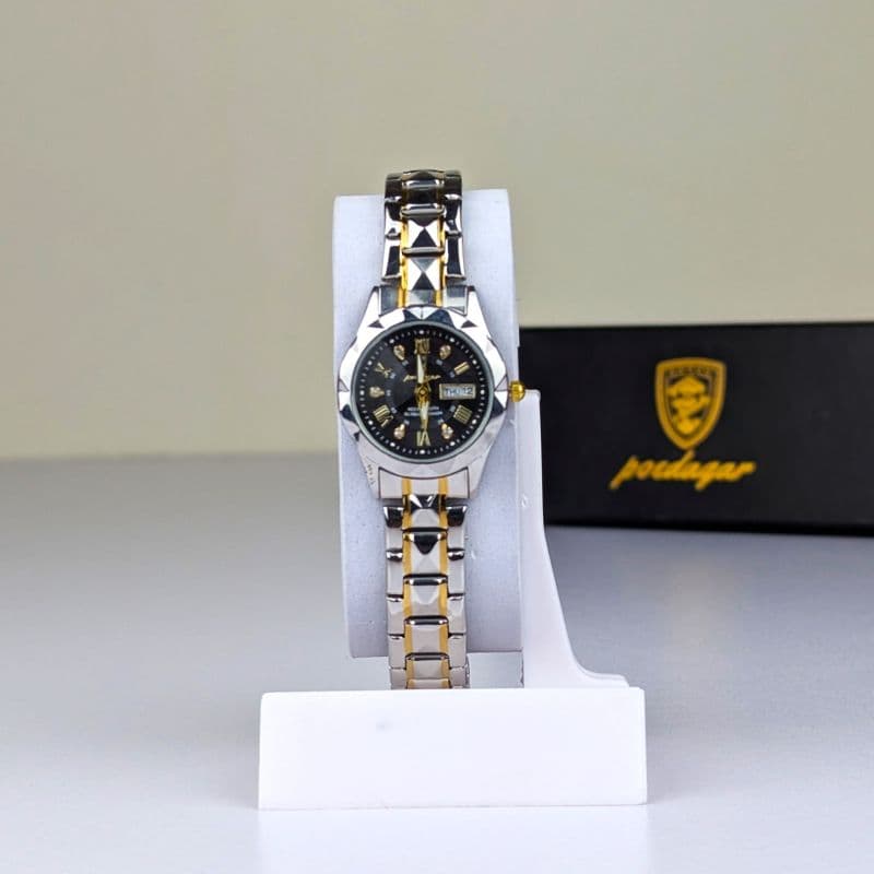 Poedagar Luxury Ladies Watch (Water Resistant)