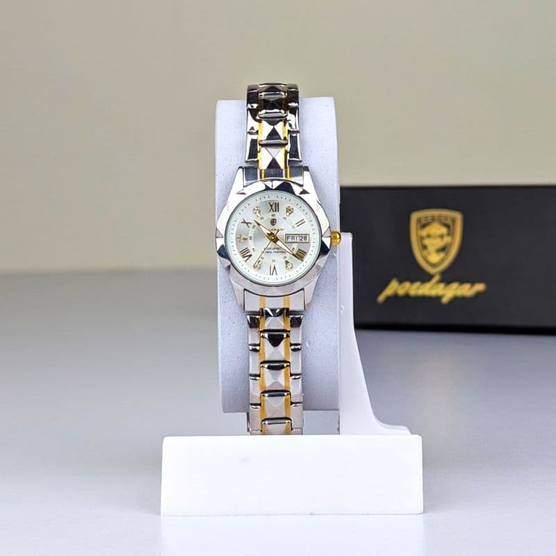 Poedagar Luxury Ladies Watch (Water Resistant)