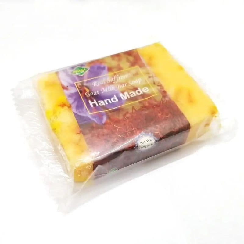 Piyasa Real Saffron Goat Milk Bar Soap (Hand Made) 100gm