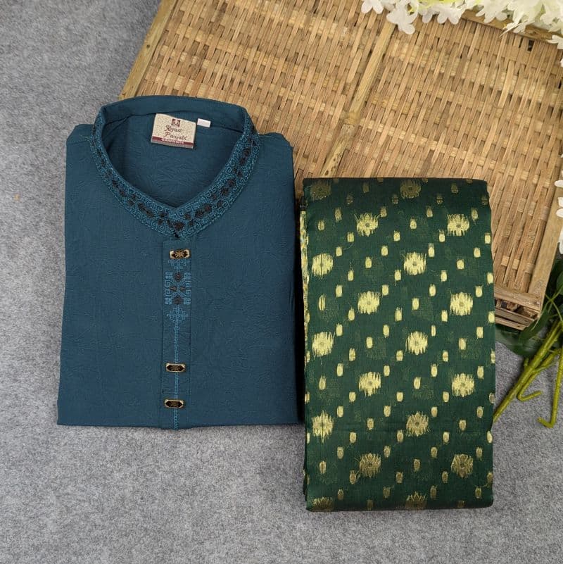 Premium Couple Set (Panjabi, Jamdani Saree)