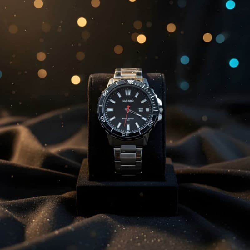 Casio Stainless Steel Water Resistance Watch