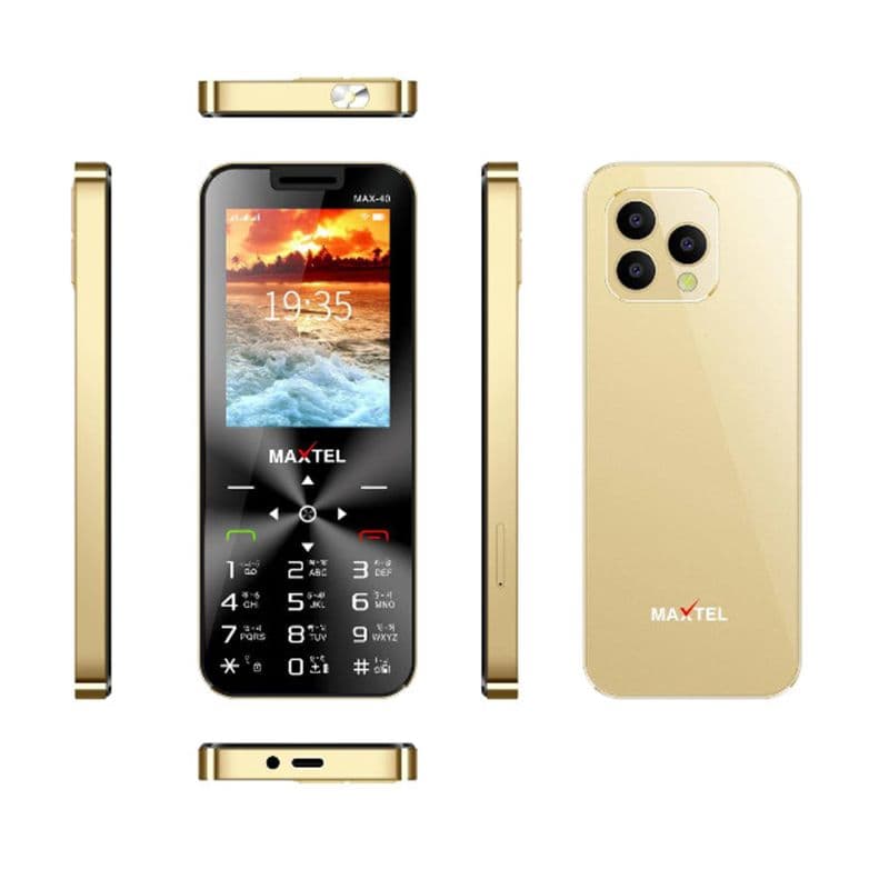 Maxtel MAX-40 Gold With Type-C Charger