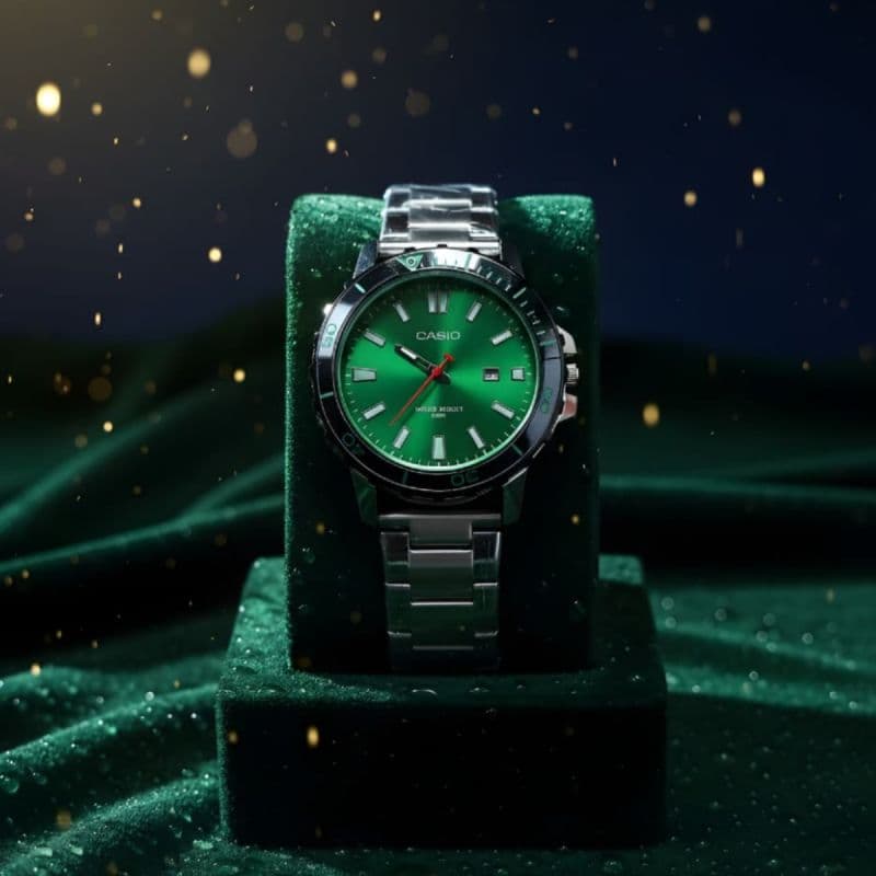 Casio Stainless Steel Water Resistance Watch