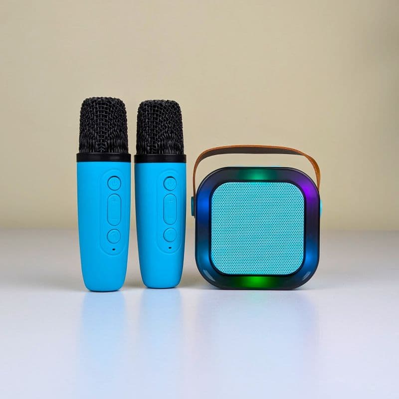 Wireless Portable Speaker With Microphone 2 Mic