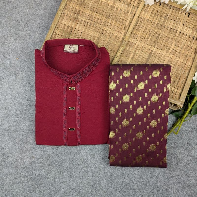 Premium Couple Set (Panjabi, Jamdani Saree)