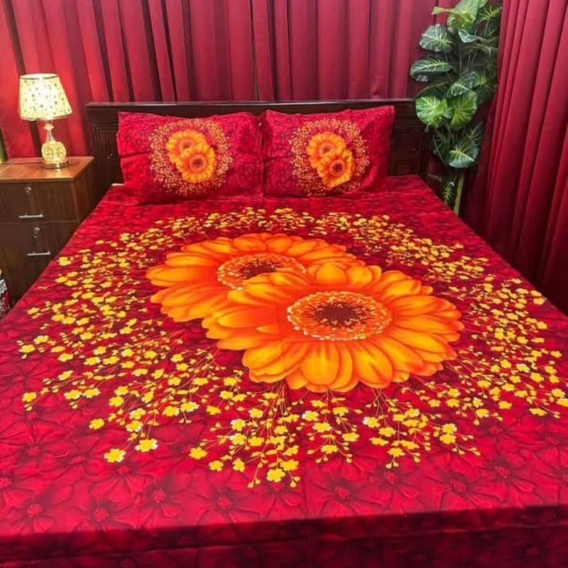 Luxury Panel Cotton Bed Sheet