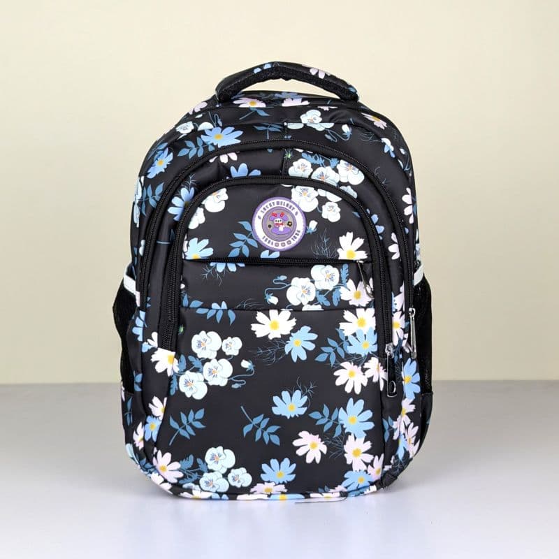 Floral Print Backpack for Kids