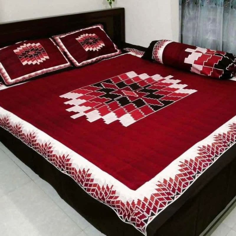 Luxury Panel Cotton Bed Sheet