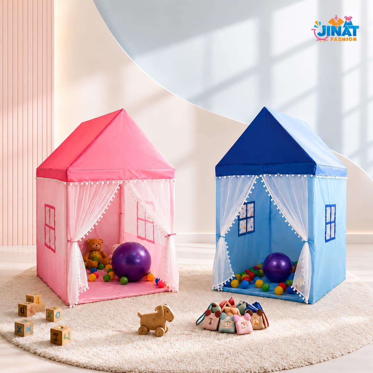 Cute Castle Playhouse Tent for Kids Indoor & Outdoor Play