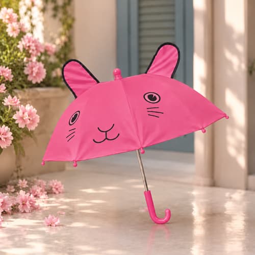 Little Pink Rabbit Umbrella