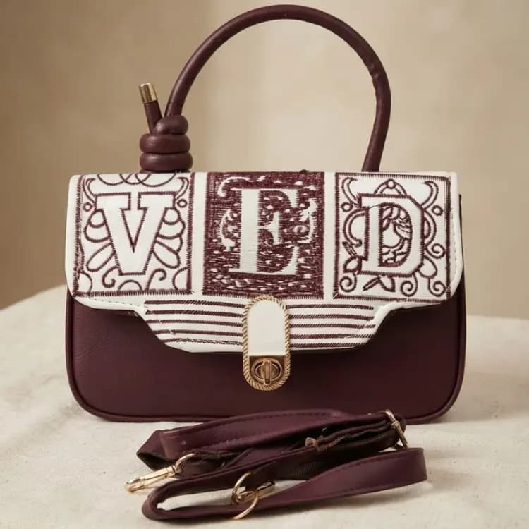 "VED" Embroidered (Maroon)