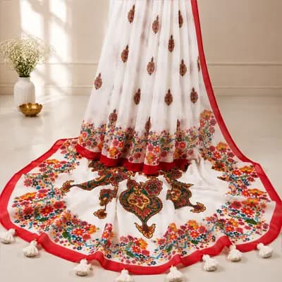 Chanderi Silk Off-White