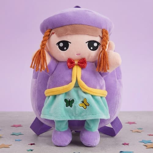 Girl Doll - Purple