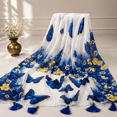 Chanderi Silk – Pearl White