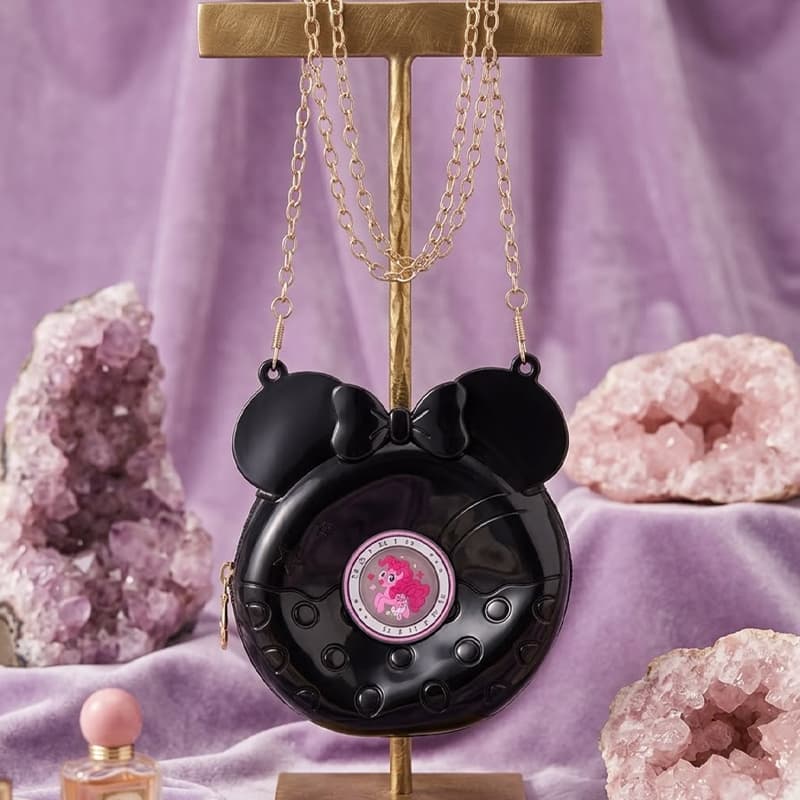 Baby Cute Round Shoulder Bag – Black