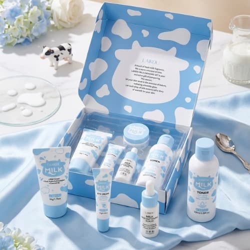 LAIKOU Milk & Rice Natural Glow Skincare Gift Set (Variant Available)