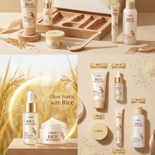 LAIKOU Rice Skincare Set