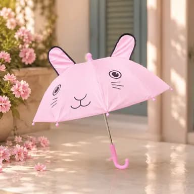 Little Pink Rabbit Umbrella