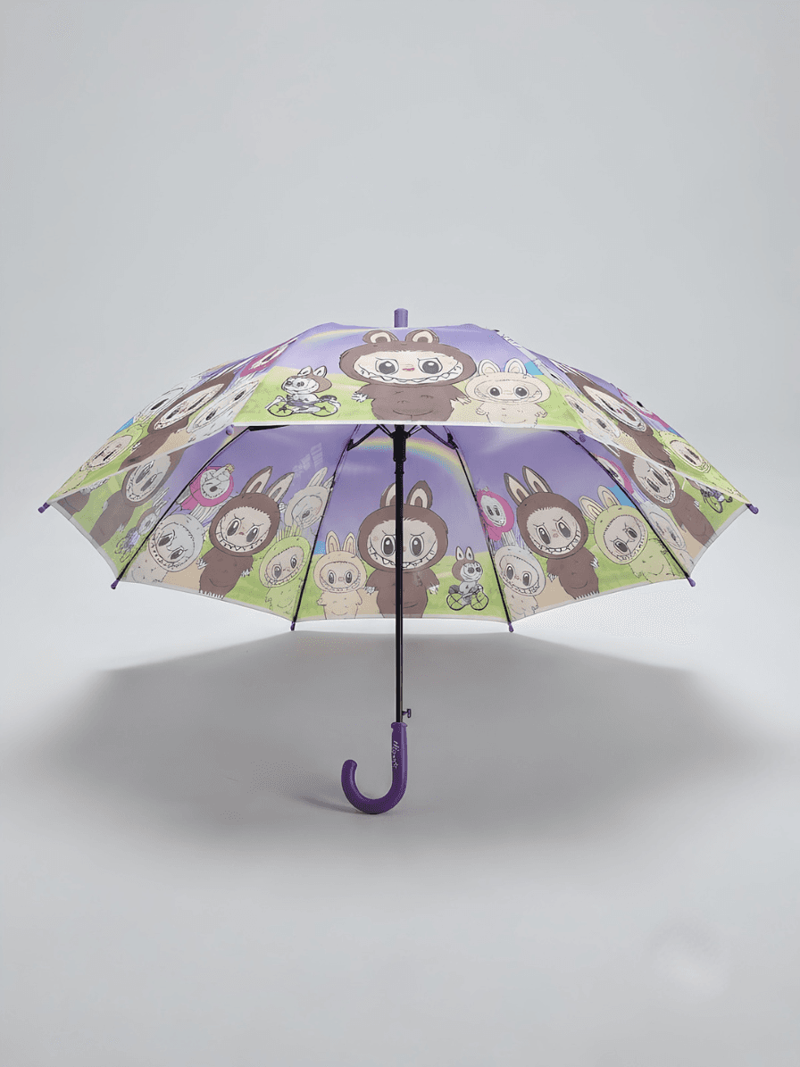 Lavender Dreams Labubu Umbrella