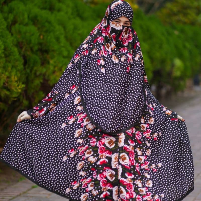 Elegant Palazzo long Khimar Set