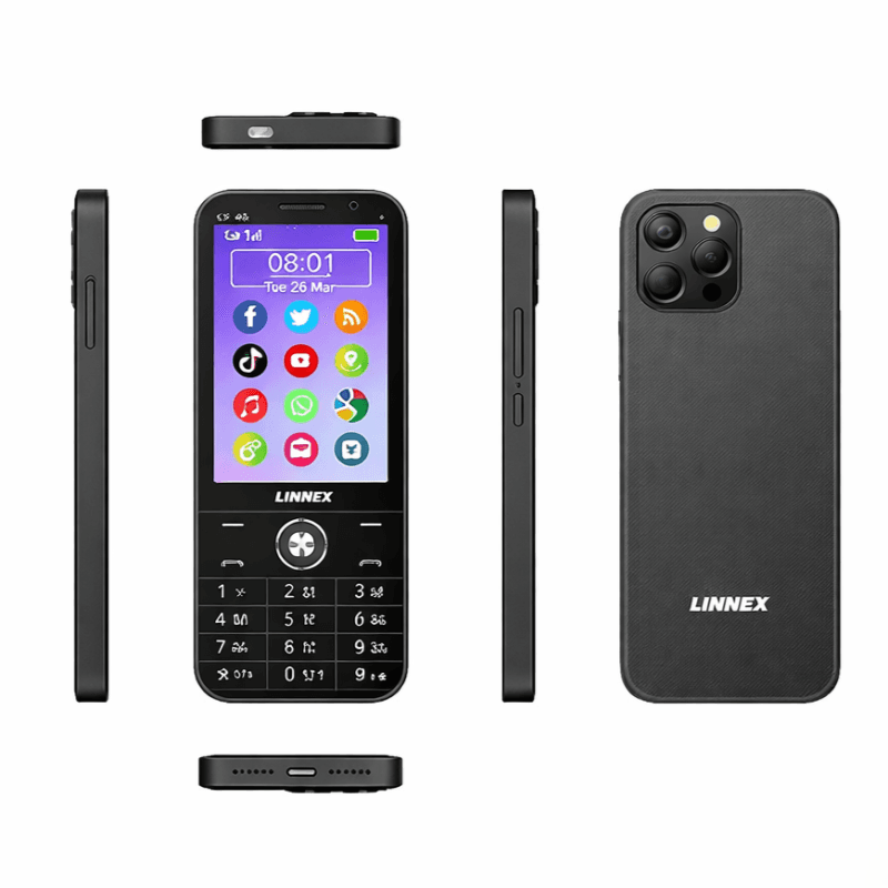 Linnex LX4G Android Touch Button Phone 3GB RAM
