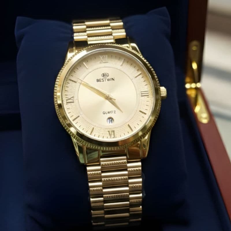 BEST WIN Luxury Watch For Men's (Water Resistant)