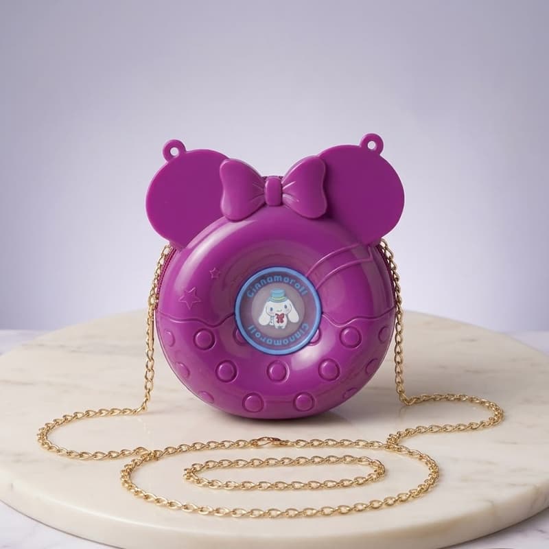 Baby Cute Round Shoulder Bag – Magenta