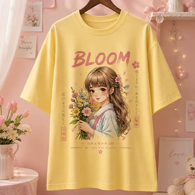 Bloom" Anime Floral Aesthetic