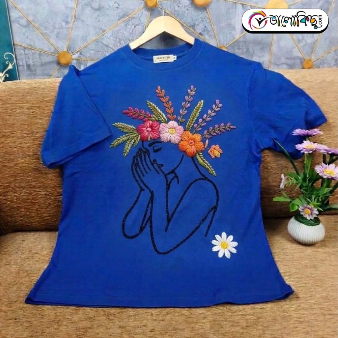 Floral Art Drop Shoulder