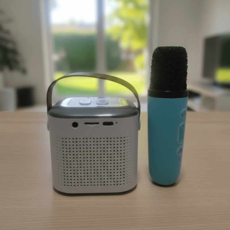 Wireless Portable Speaker With Microphone