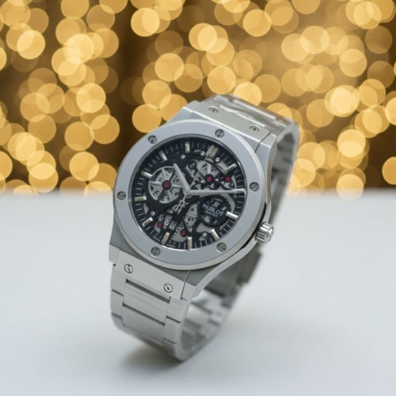 Hublot mechanical Waterproof Stainless Steel watch