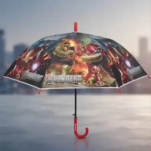Kids Cute Animal & Cartoon Print Waterproof Umbrella Collection